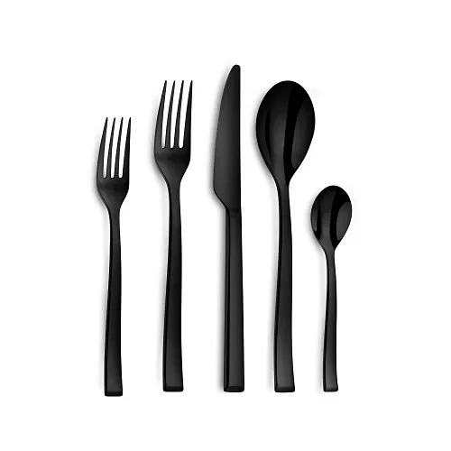 Side Black 5-Piece Place Setting by Couzon