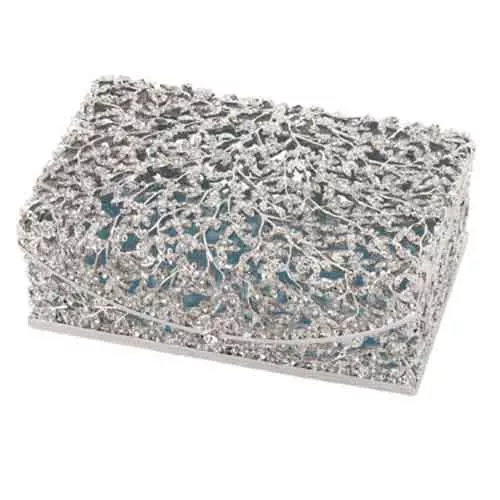 Silver Isadora Box by Olivia Riegel