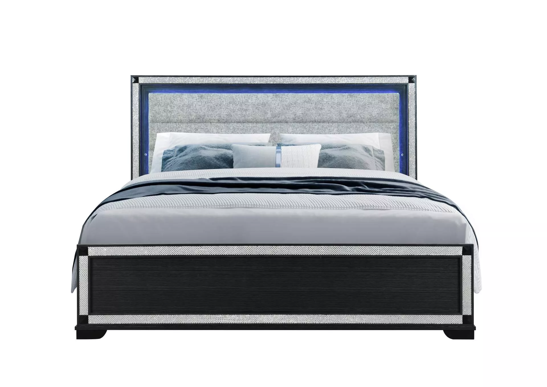 SOLEIL CHARCOAL KING BED