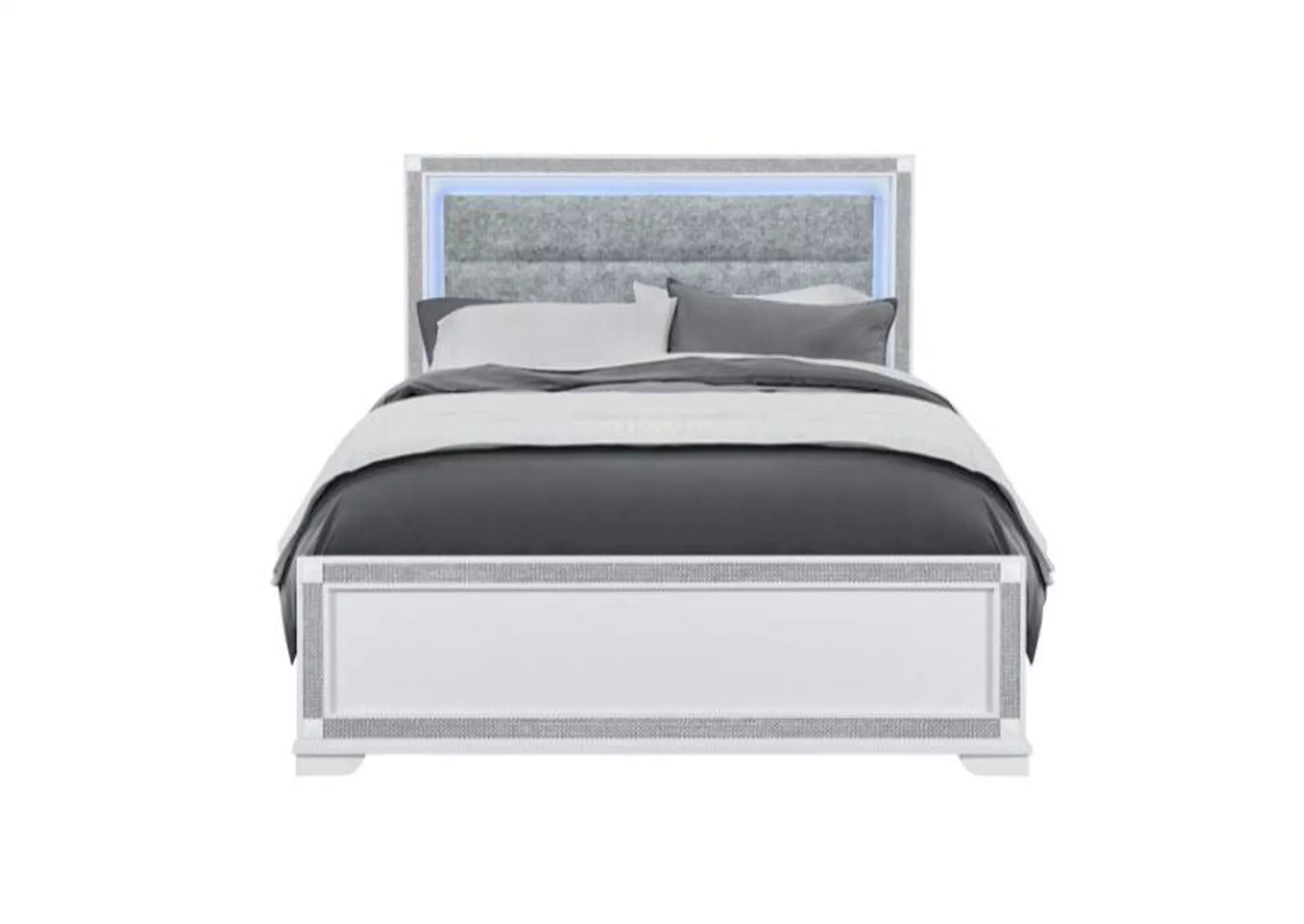 SOLEIL WHITE QUEEN BED