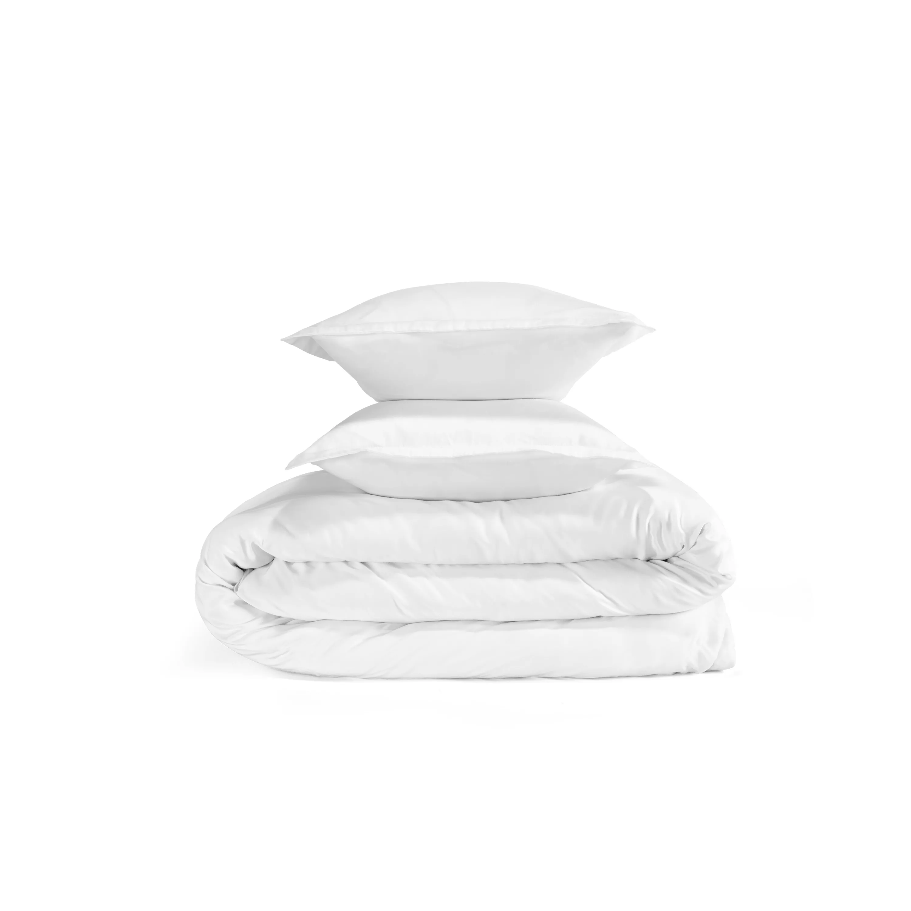 Solid Performance King Duvet and Sham Set in White