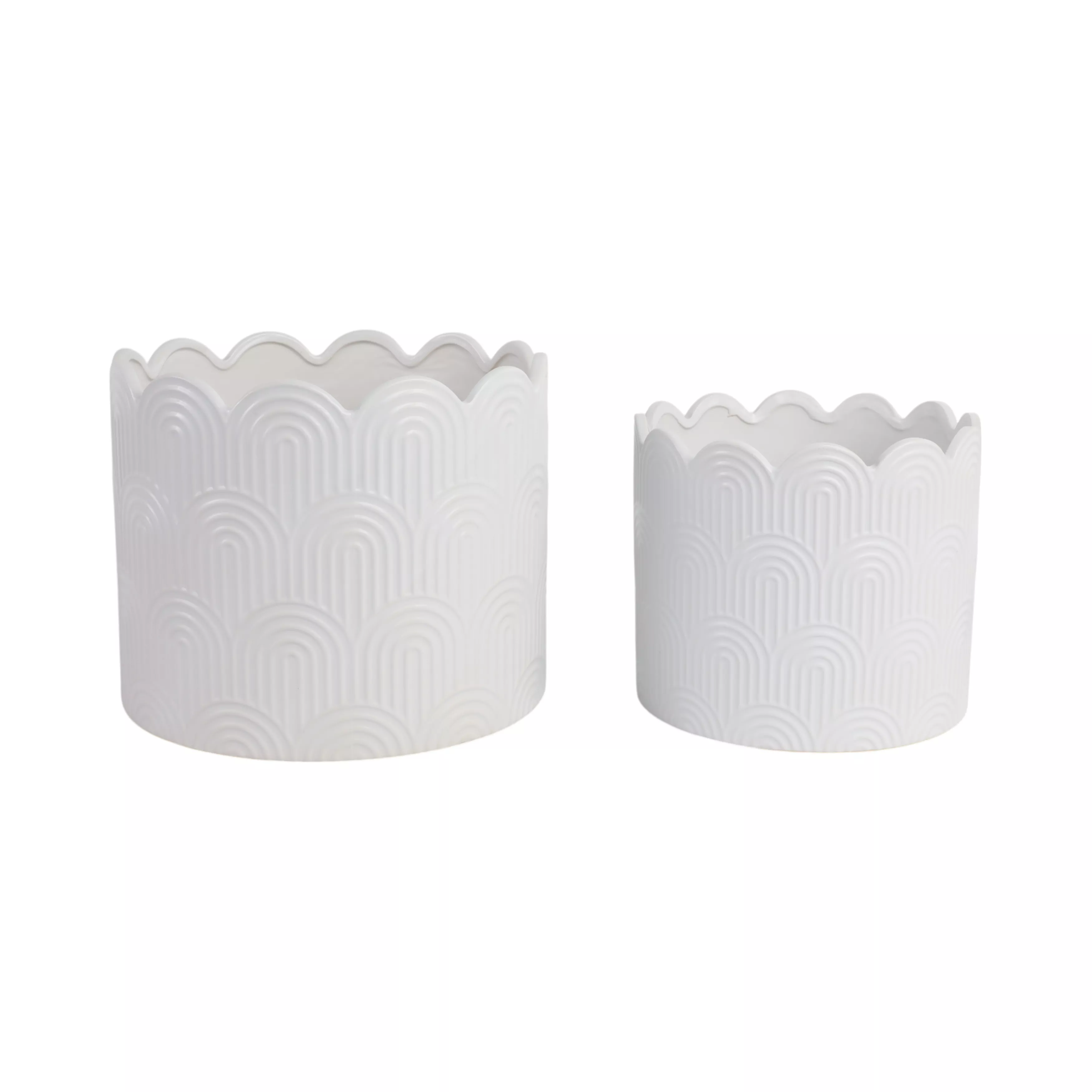 Stoneware Arch Planters