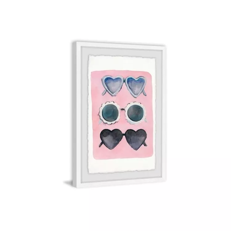 Sunglass Fun Framed Painting Print