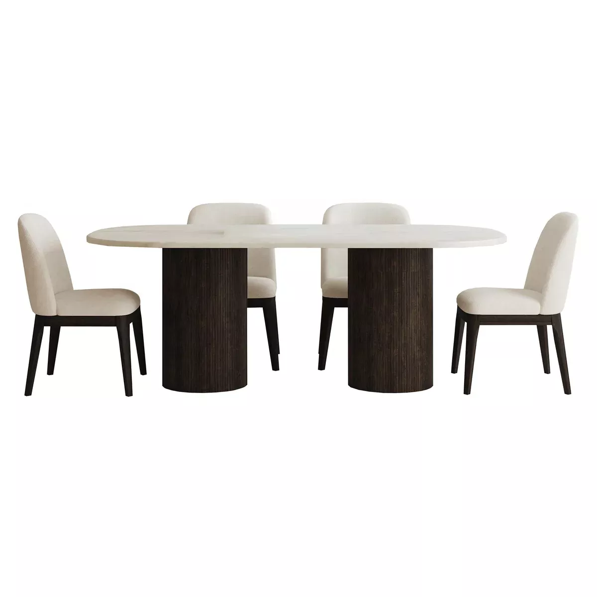 Sylvie - Standard Height Dining Set, Oval Table