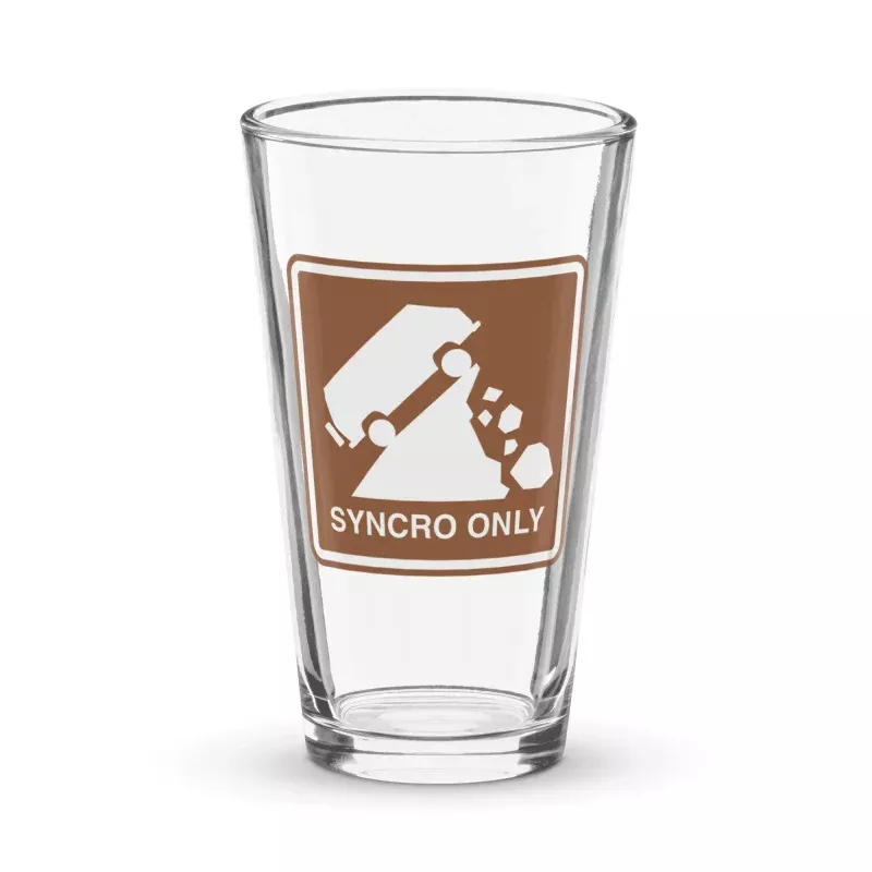 Syncro Only Shaker Pint Glass