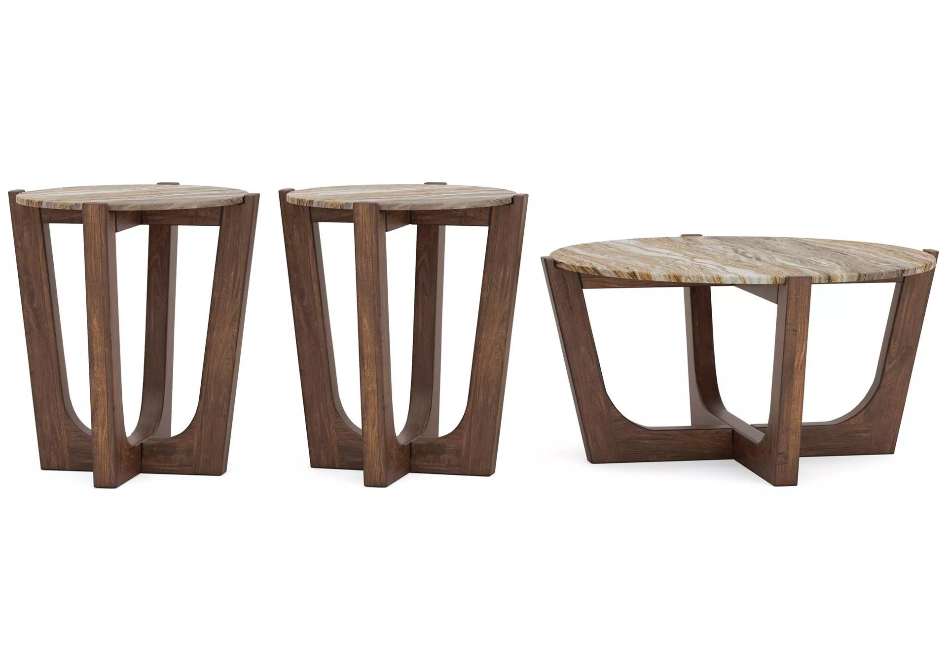Tanidore Coffee Table with 2 End Tables