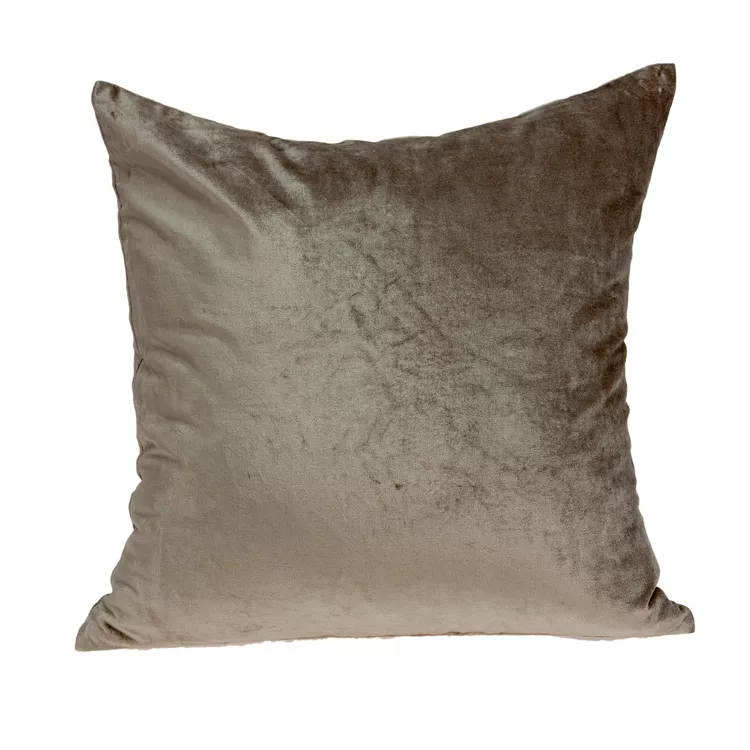 Taupe Solid Accent Pillow with Durable Design & Natural Style