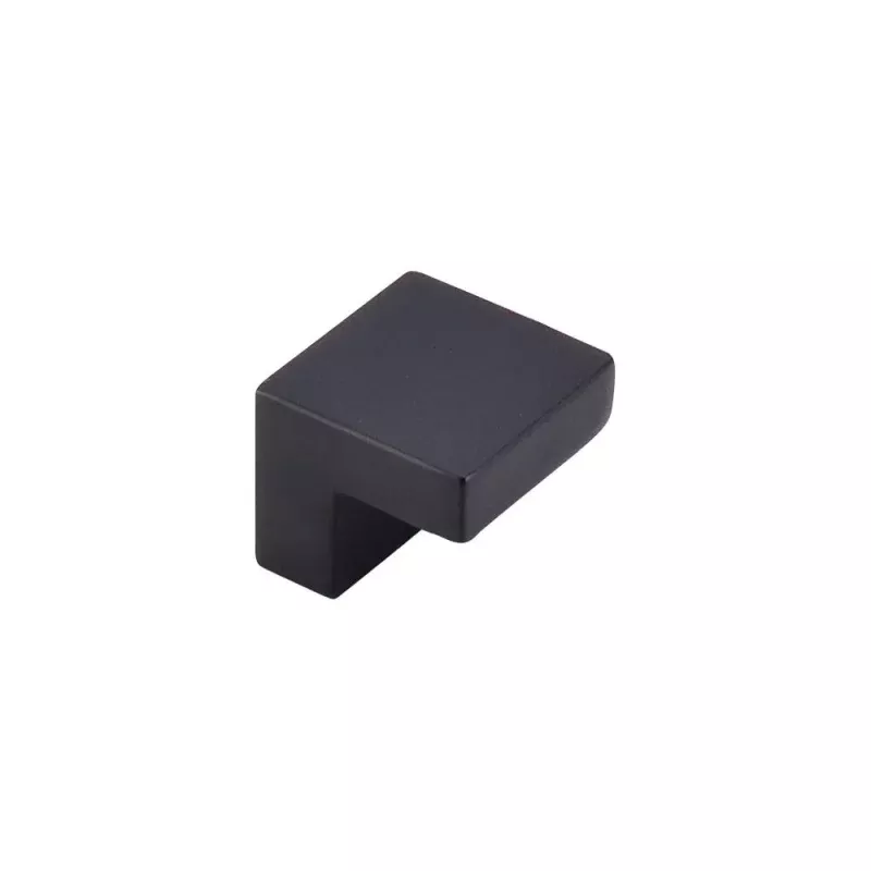 Top Knobs Square Knob in Flat Black