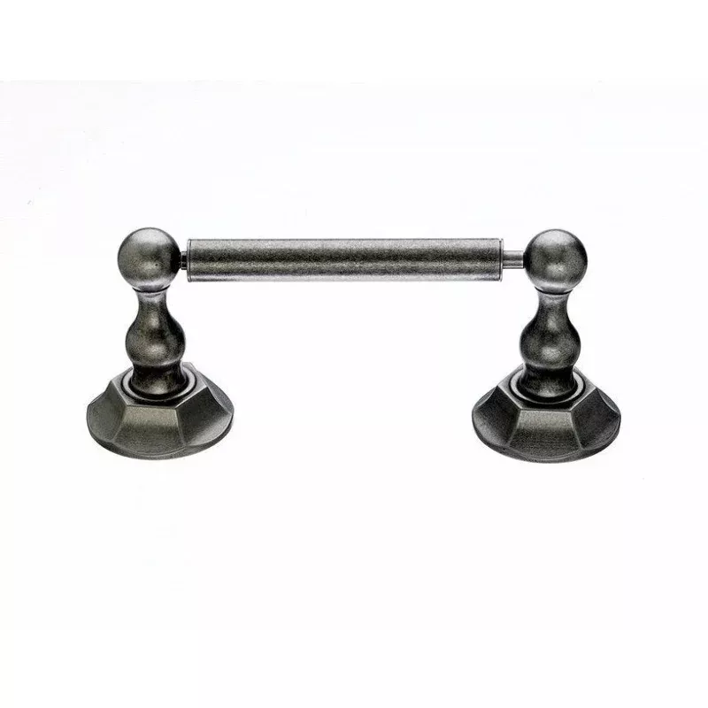 Topknobs ED3APB Tissue Holder with Hex Detail in Antique Pewter
