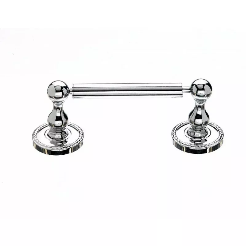 Topknobs ED3PCF Tissue Holder with Rope Detail in Polished Chrome