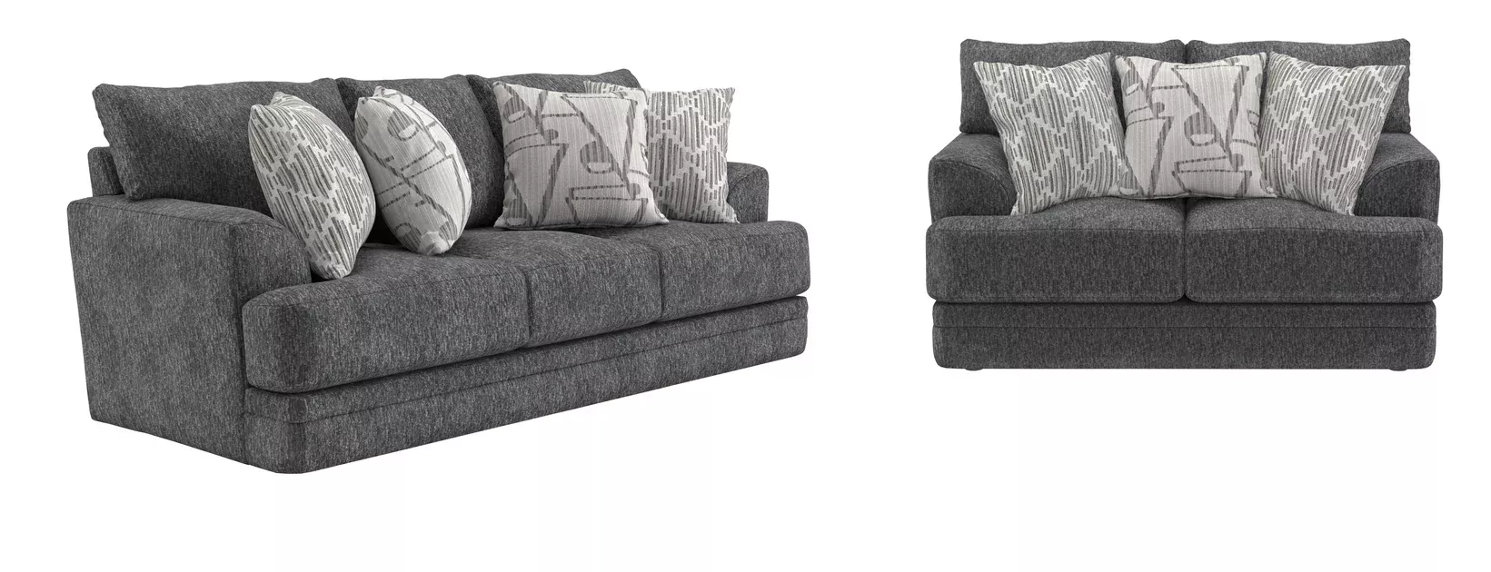 Tyson Grey Sofa and Loveseat