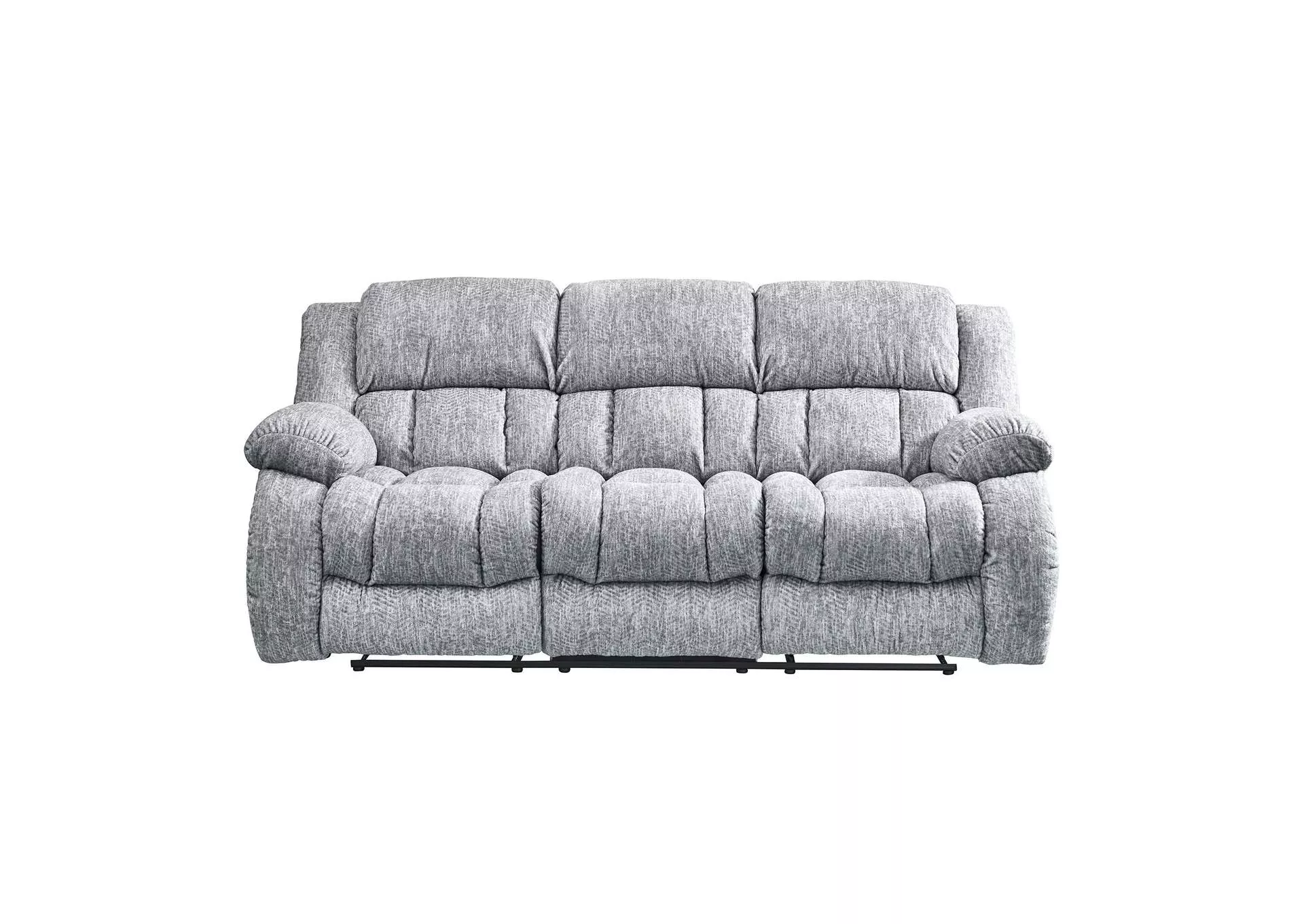 U250 GREY RECLINING SOFA