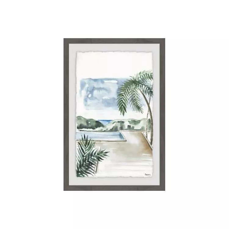 The Ultimate View Framed Painting Print