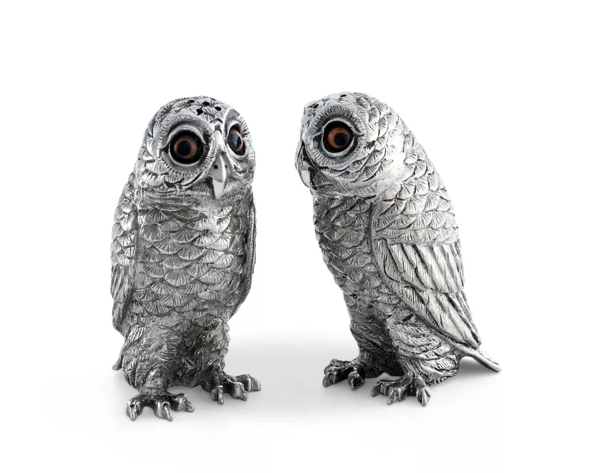 Vagabond House Harvest Owl Salt & Pepper Set K116O