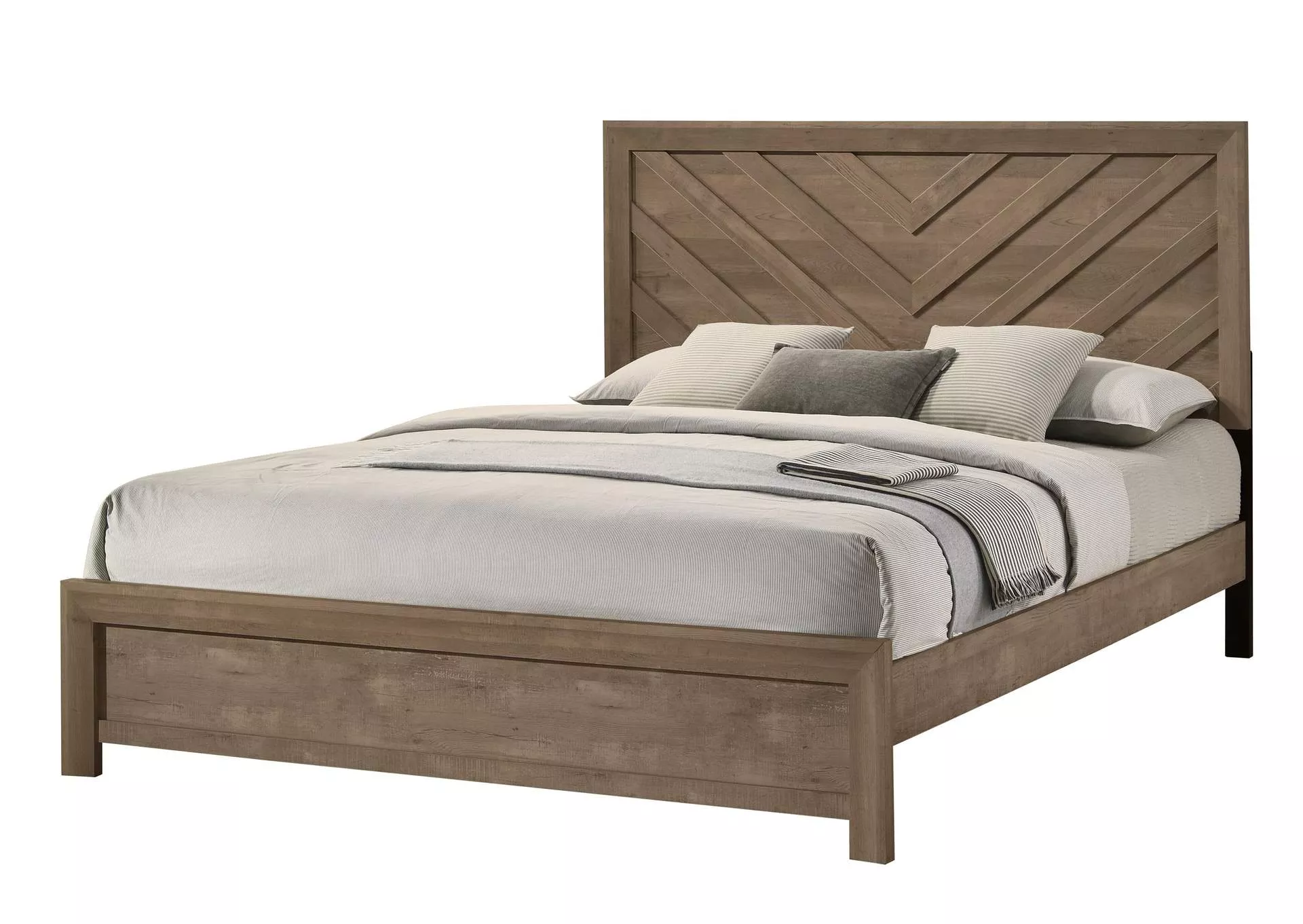 VALOR KING BED - BROWN