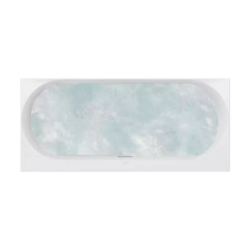 Villeroy & Boch Loop & Friends SQUARE Duo rectangular whirlbath, built-in
