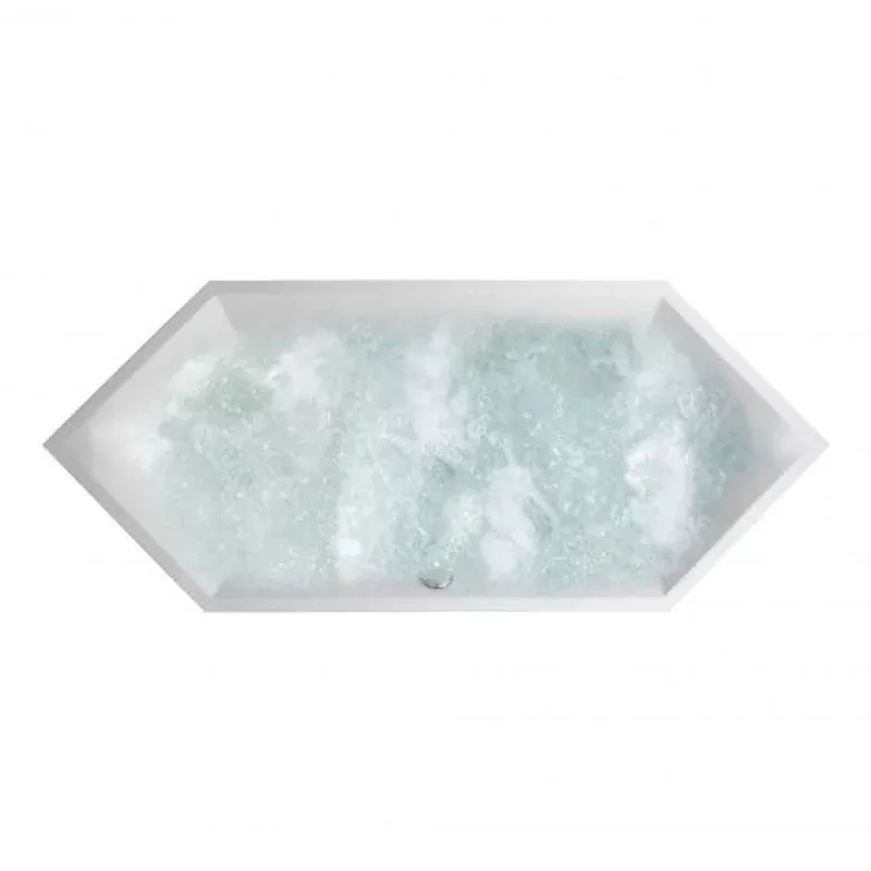 Villeroy & Boch Squaro Duo Hexagonal Bath With Whirlpool System