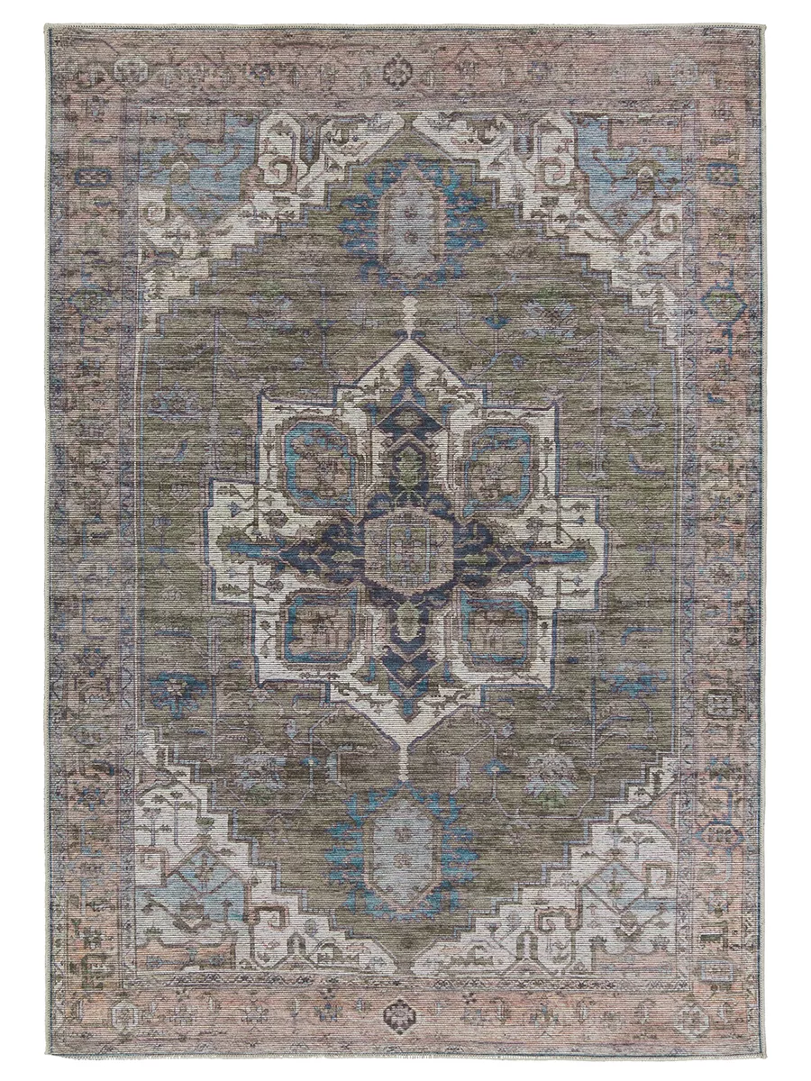 Vindage Chaplin Snow White 3' x 8' Runner Rug