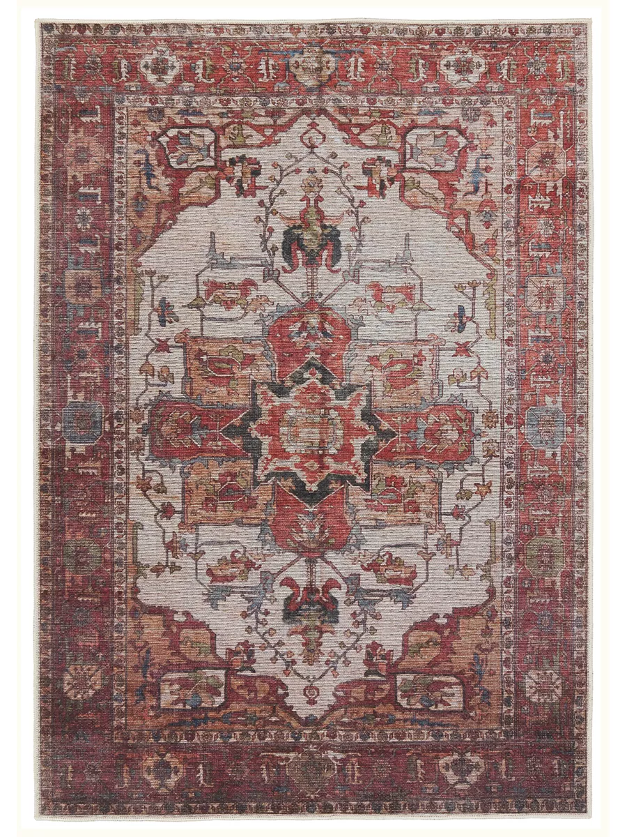 Vindage Hepburn Orange Rust 3' x 8' Runner Rug