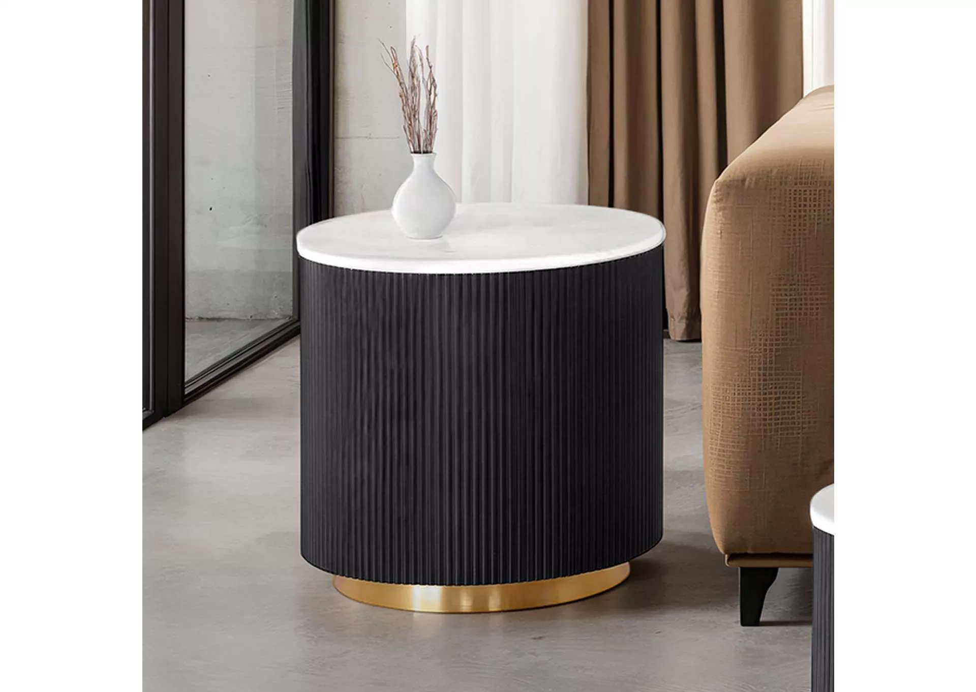 Virden - Round End Table