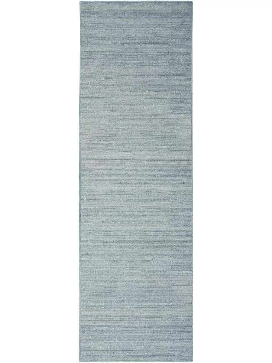 Washable Essentials WAE01 Aqua 2'2" x 10' Rug