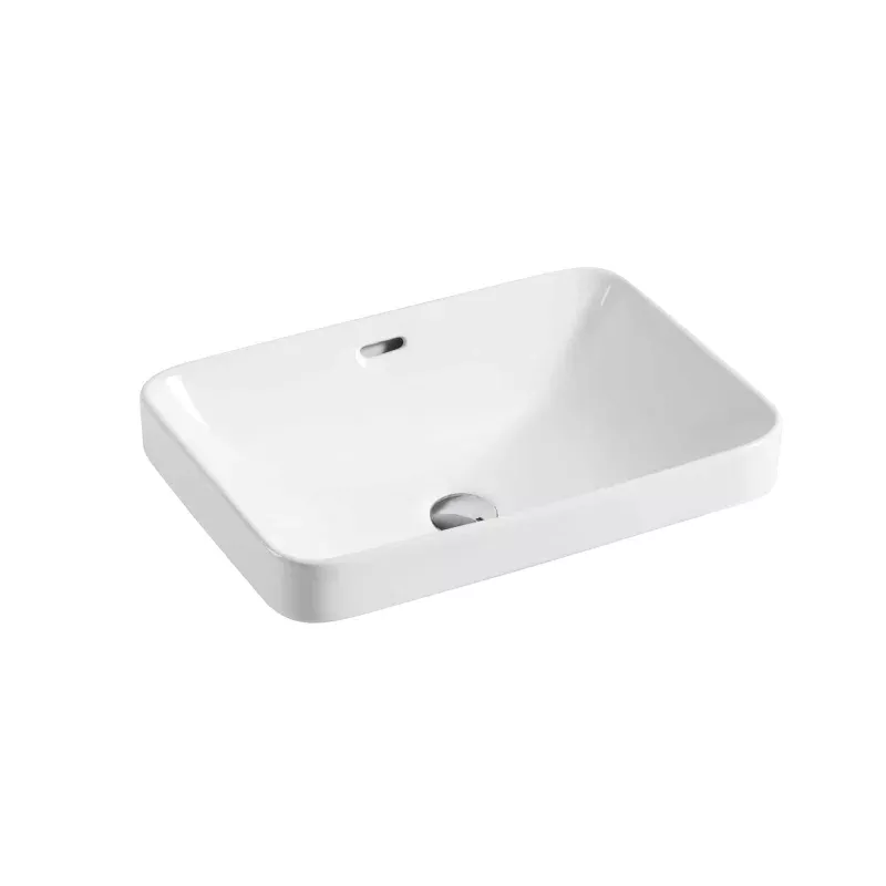 WB 5237A Nero Half Insert Basin