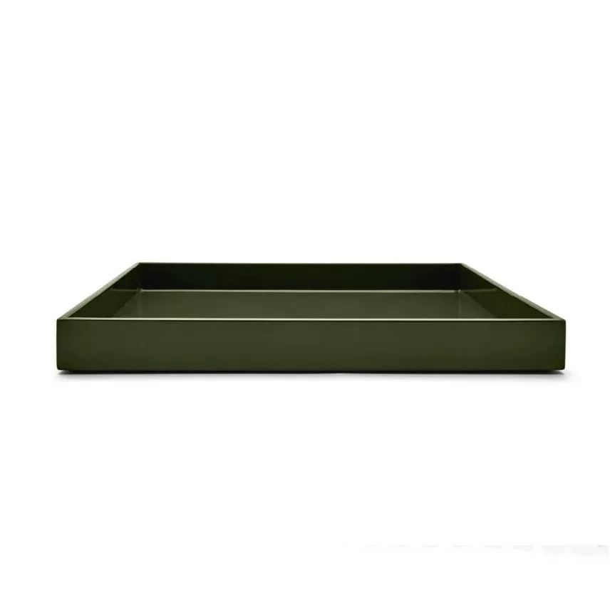 When Objects Work Lacquered Square Tray, 11.8"