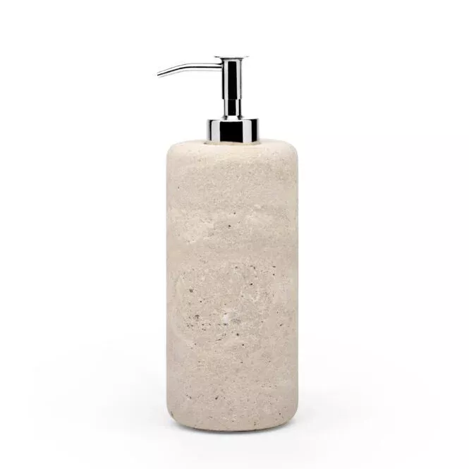 When Objects Work Limestone Soap Dispenser