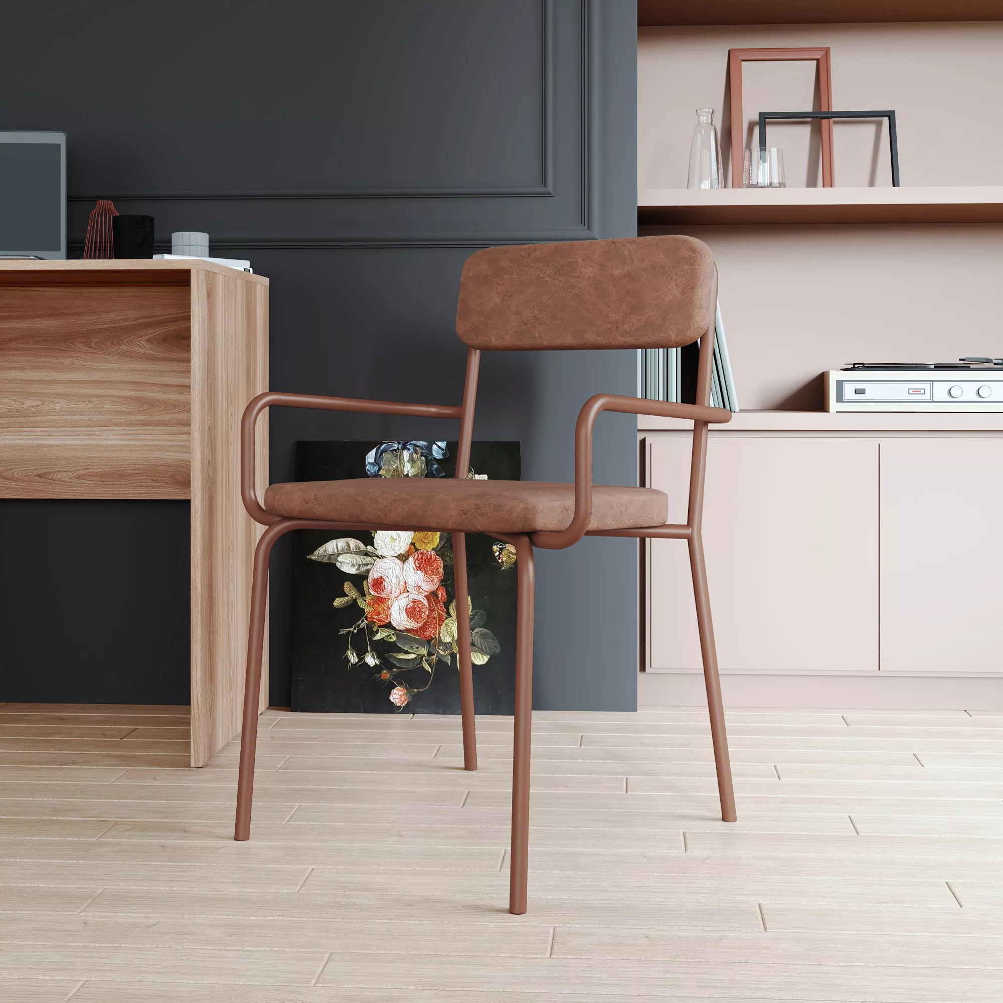 Whythe Brown Dining Chair