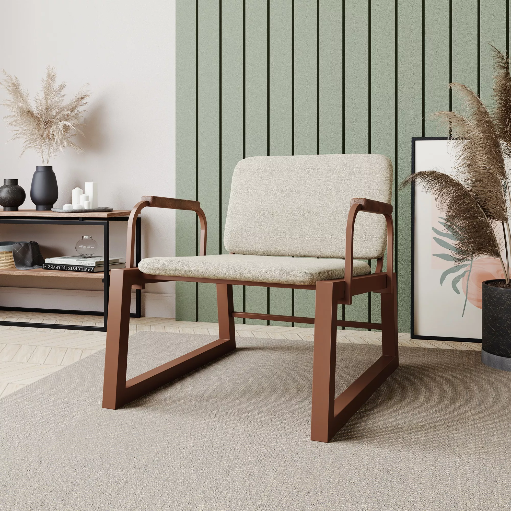 Whythe Cream Accent Chair