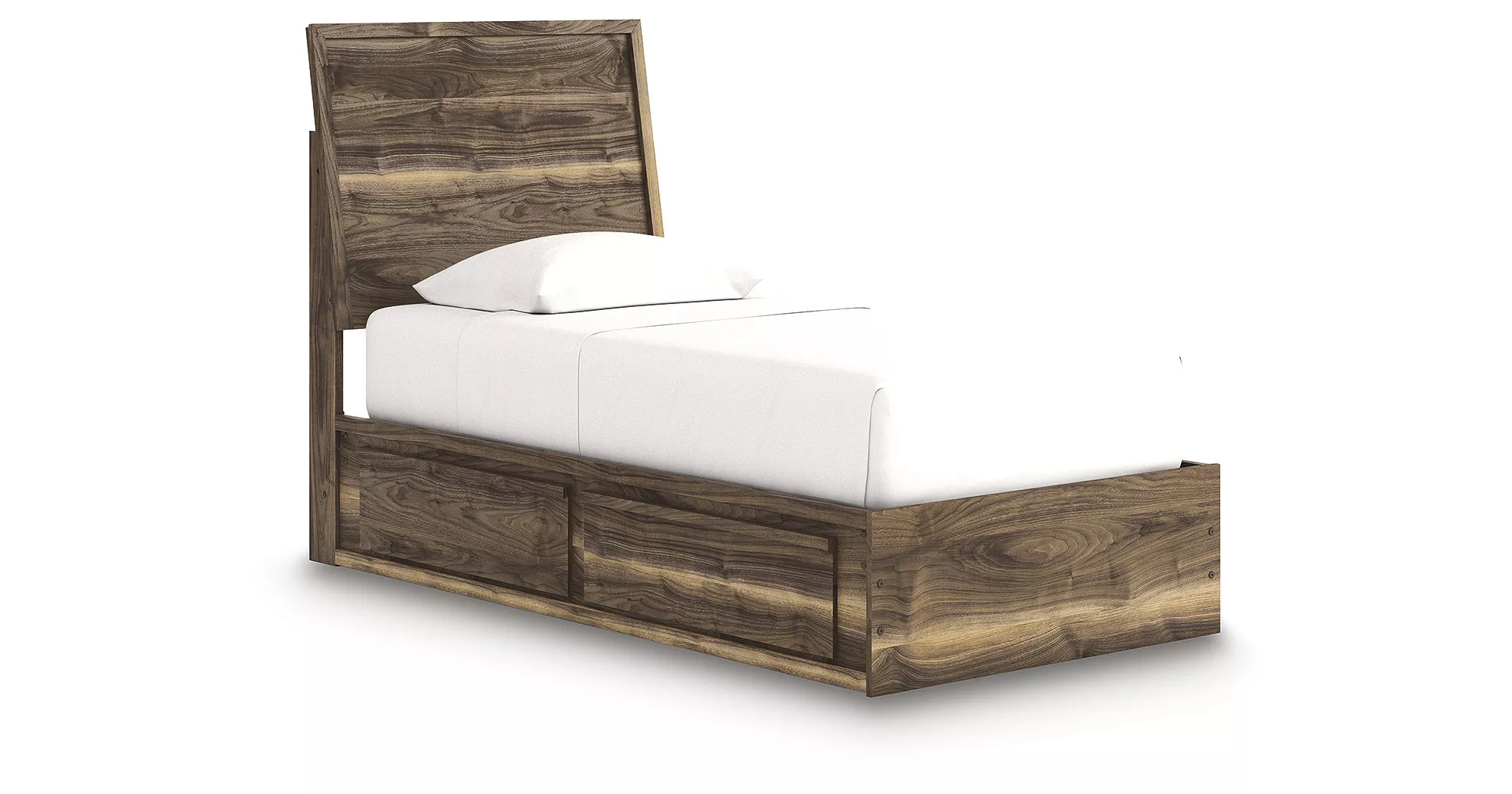Zadilyn Twin Panel Bed with Storage